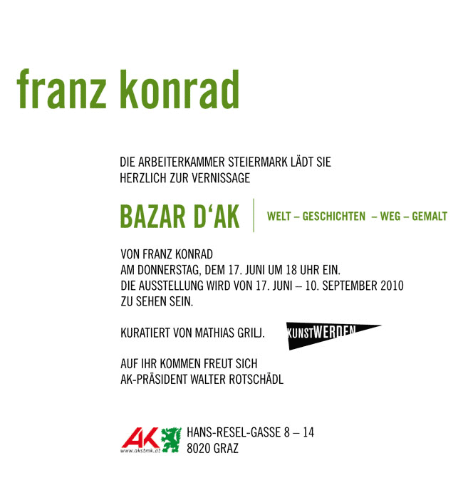 ort der ausstellung